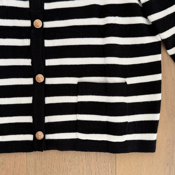 ANRABESS Striped Cardigan Sweater - Picture 5 of 7